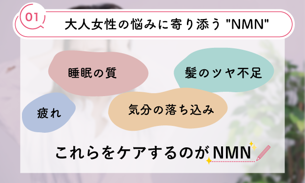 NMNとは？——“年齢サイン”に多角的にアプローチする成分