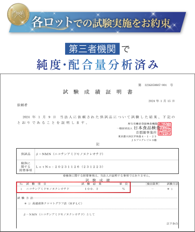 純度証明書