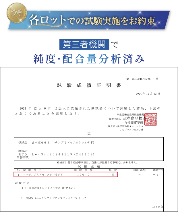 純度証明書